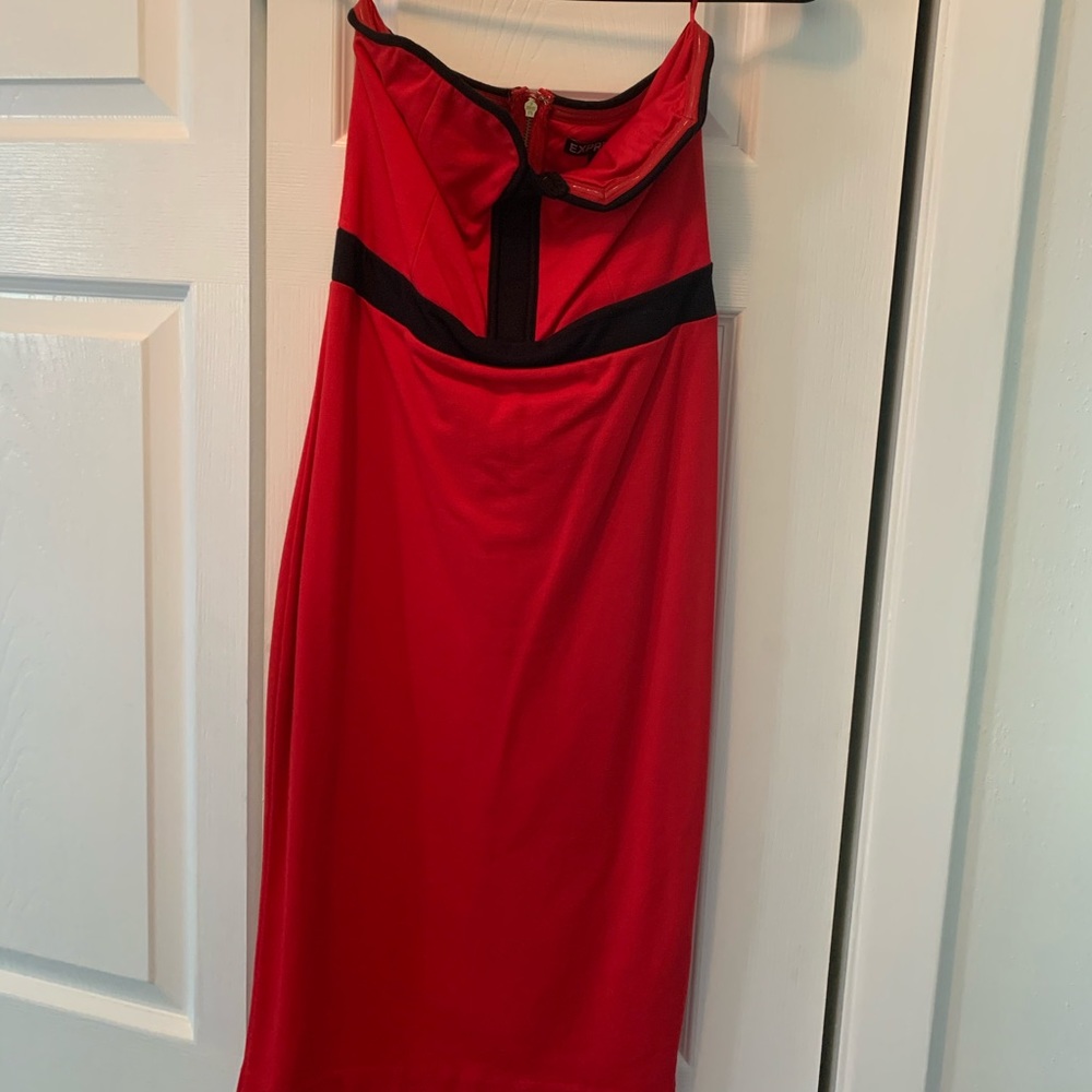 Sexy red dress